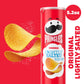 Pringles Potato Crisps Chips, Lunch Snacks, On-The-Go Snacks, Lightly Salted, 5.2oz Can (1 Can)