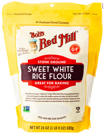 Bobs Red Mill Sweet White Rice Flour 24 Oz
