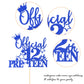 YCTHUNFISH 12th Birthday Cake Topper Glitter Paper Decoration - Cheers to 12 Years Old - Blue