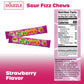 Douzzle Sour Wowzers Minis, Super Strawberry Sour Fizz Chews (24 Count, Pack Of 1) Individually Wrapped Candies, Birthday Party