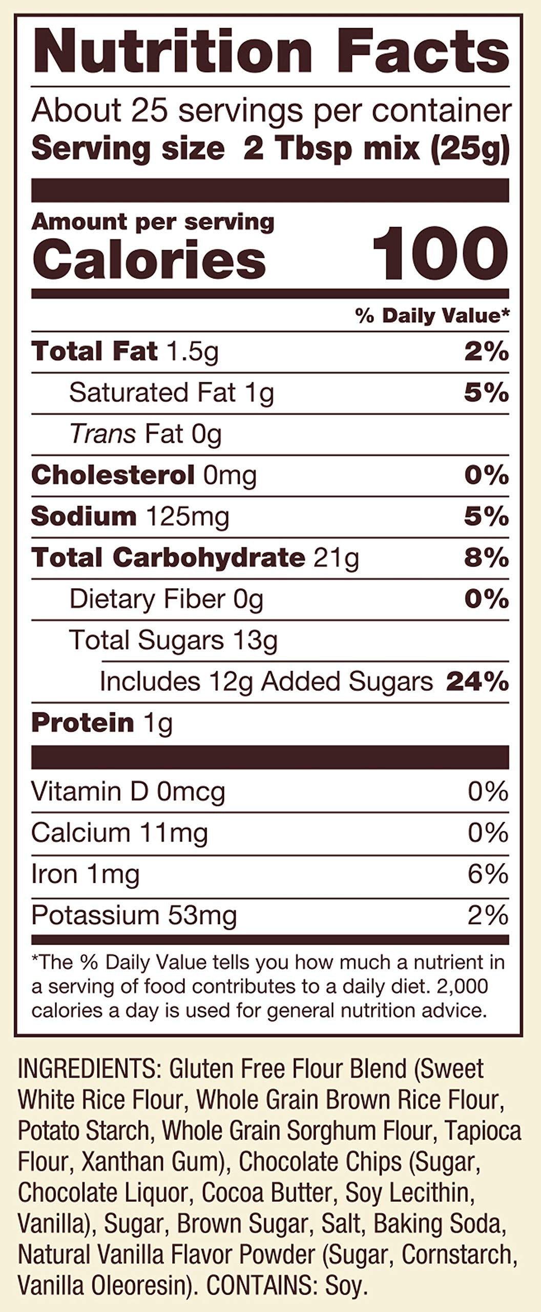 Bob'S Red Mill Cookie Mix, Gluten Free Chocolate Chip, 22 Oz