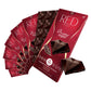 Red Delight Extra Dark Chocolate Bars - Keto-Friendly Vegan Snack - 3.53 oz, Pack of 8 - Gluten-Free, No Added Sugar