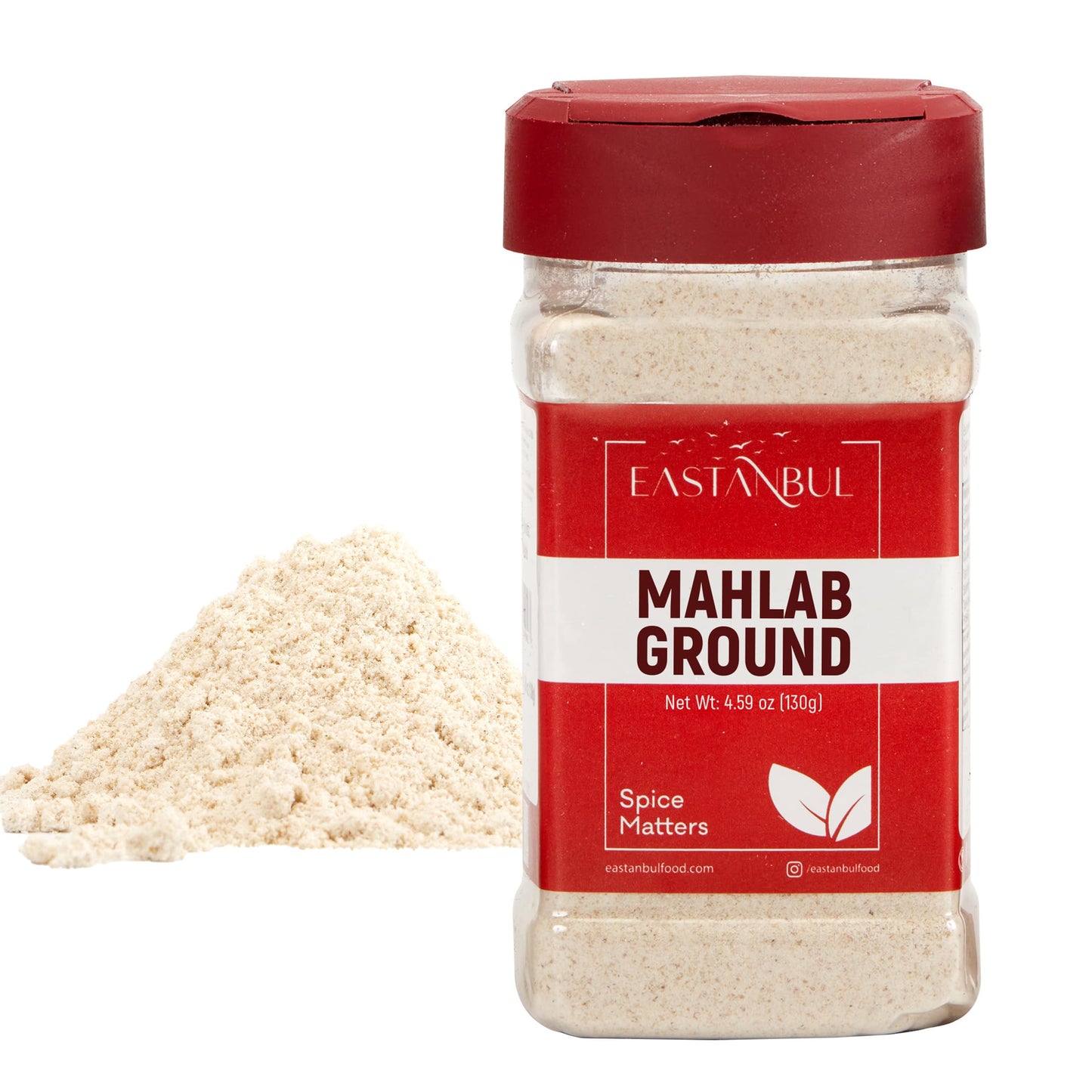 Eastanbul Mahlab, 4.59oz, Mahleb Spice Ground for Pastries & Baking, AKA Mahlepi, Mahlab Spice, Greek, Turkish & Middle Eastern 