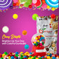 Ny Spice Shop Cherry Gumballs - 1 Pound Gumballs For Gumball Machine - Chewing Gum Dubble Bubble Gumballs - Fruit Flavored Gumba