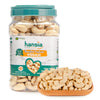 Hansia Roasted Cashew - Vegan, Dry Roasted, Unsalted Superfood Snack, 1 Pound