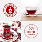 ZAVBE Hibiscus Tea - Dried Hibiscus Flowers, Cut and Sifted, 8 Ounce, Resealable Bag, Perfect for Hot & Iced Tea