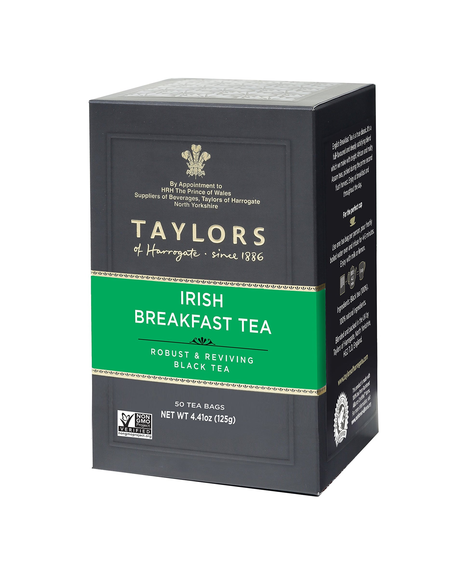Taylors Of Harrogate Irish Breakfast, 50 Teabags (Pack Of 6)