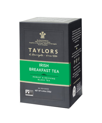Taylors Of Harrogate Irish Breakfast, 50 Teabags (Pack Of 6)