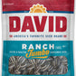 David, Sunflower Seeds, Roasted & Salted, Ranch, 5.25oz Bag (Pack of 2)