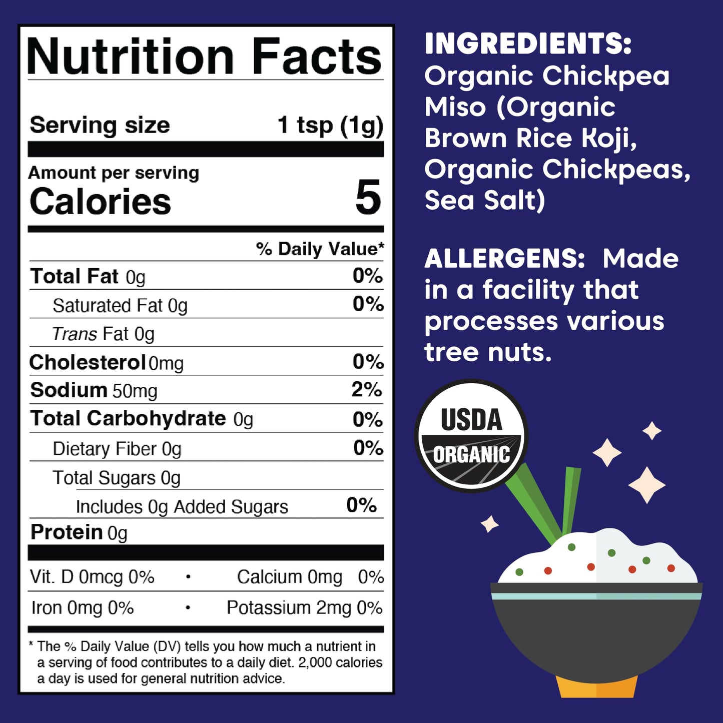 Wilderness Poets Miso Nooch Umami Seasoning - Organic, Vegan, Soy Free, 8.25 Ounce (Pack of 1)
