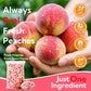 Generic Premium Freeze Dried Peaches Chips, Natural Dried Fruit Snack, 6.4oz/180g, No Sugar Added, Vegan, Kosher