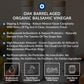 Organic Balsamic Vinegar & Heirloom Olive Oil From Little Gypsy Farms | First Cold-Pressed And Oak Barrel Aged | Notes Of Fig Wi