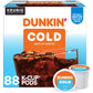 Dunkin Brew Over Ice Keurig Single Serve K-Cup Pods, 4.14 Oz, 22 Pods Per Pack, Case Of 4 Packs