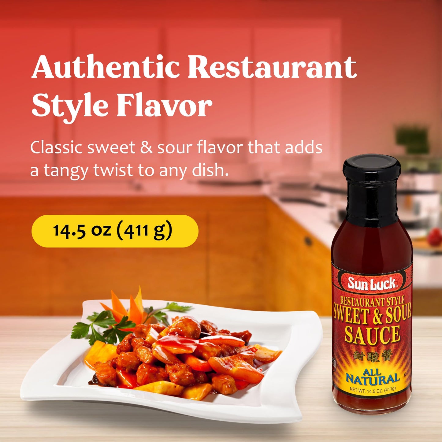 Sun Luck Sauce Sweet & Sour 14.5 OZ