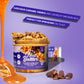 Rainbow Nut Butter, Caramel Candy Bar Peanut Butter Spread, Treat, Snack, Chocolate Bar Consisting Of Nougat Topped With Caramel