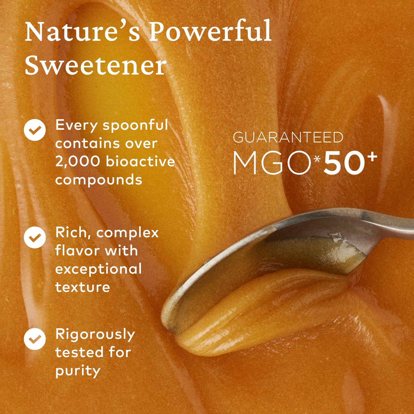 COMVITA Manuka Honey MGO 50+ Raw Multifloral Superfood, 500g (17.6 oz), Non-GMO, Pure & Unpasteurized
