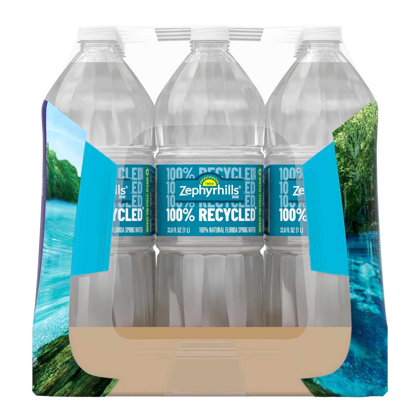 Generic Zephyrhills Spring Water Case Bundles, 33.8 Fl Oz (Pack of 30), 2 Cases, Refreshing Natural Flavor