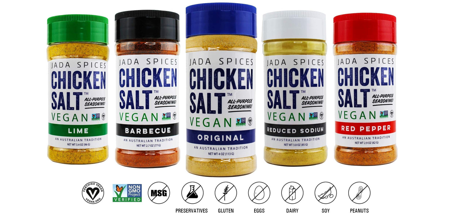 JADA Spices Chicken Salt Spice and Seasoning - Lime Flavor - Vegan, Keto & Paleo Friendly - Perfect for Cooking, BBQ, Grilling,