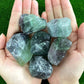 Zhiyuxi 2'' Fluorite Crystal Raw Crystals Bulk Crystals And Stones Large Raw Gemstones Rocks And Crystals Big Huge Rocks For Tum