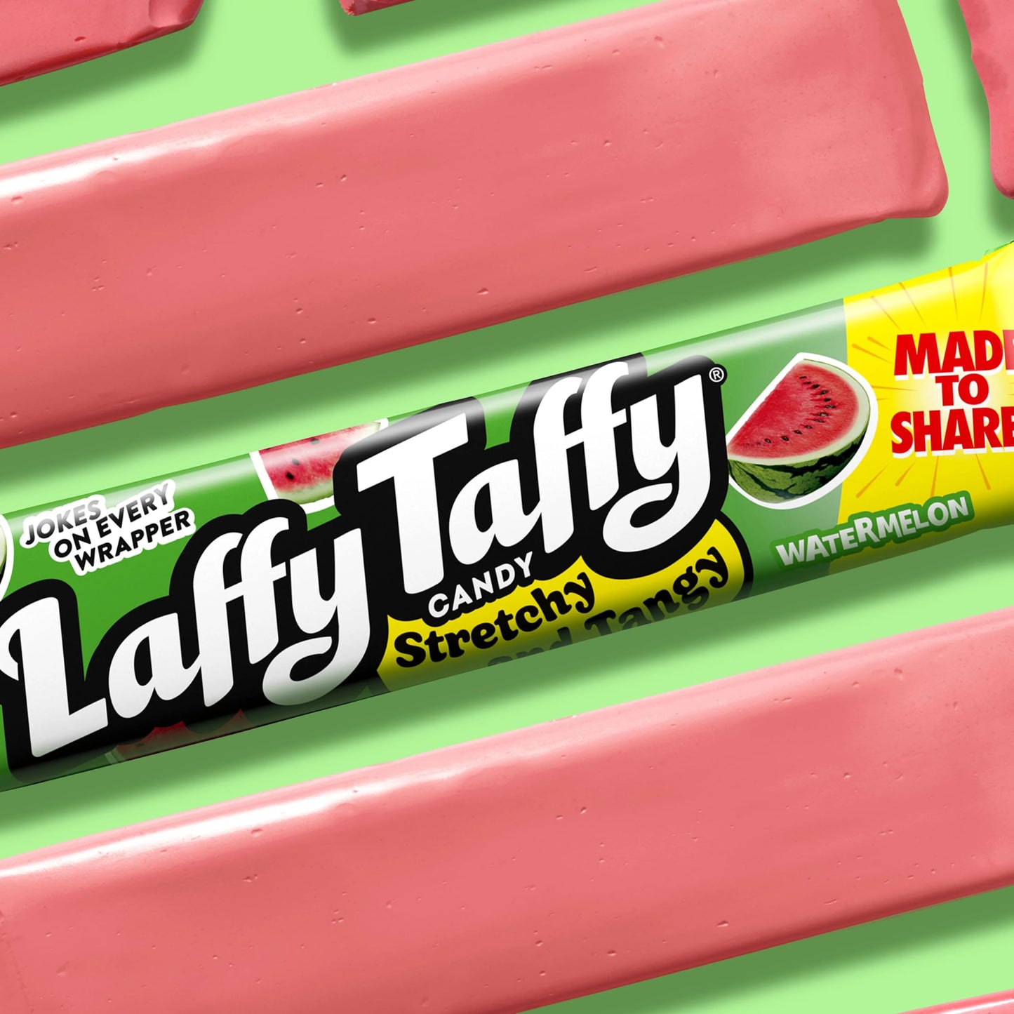 Laffy Taffy Variety Candy Box, 24 Count - Stretchy & Tangy Grape, Watermelon, Cherry Flavors, 1.5 Ounce Bars, Assorted Treats