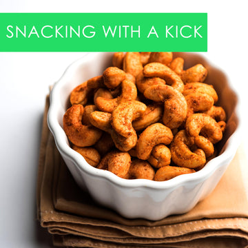 Chili Lime Cashews (24 Oz) - Spicy & Tangy Flavored Cashew | Resealable Bag | Gourmet Roasted Nuts | Perfect Snack For On-The-Go