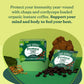 Organic Instant Coffee Powder By Four Sigmatic | Arabica Instant Coffee Singles With Cordyceps, Chaga And Eleuthero | Mushroom C