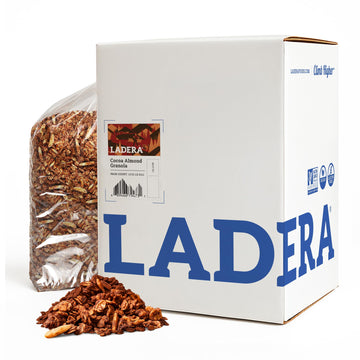 Ladera Cocoa Almond Granola - Low Sugar Chocolate Breakfast Cereal  Gluten Free & Vegan  Honest Ingredients  20 Lb