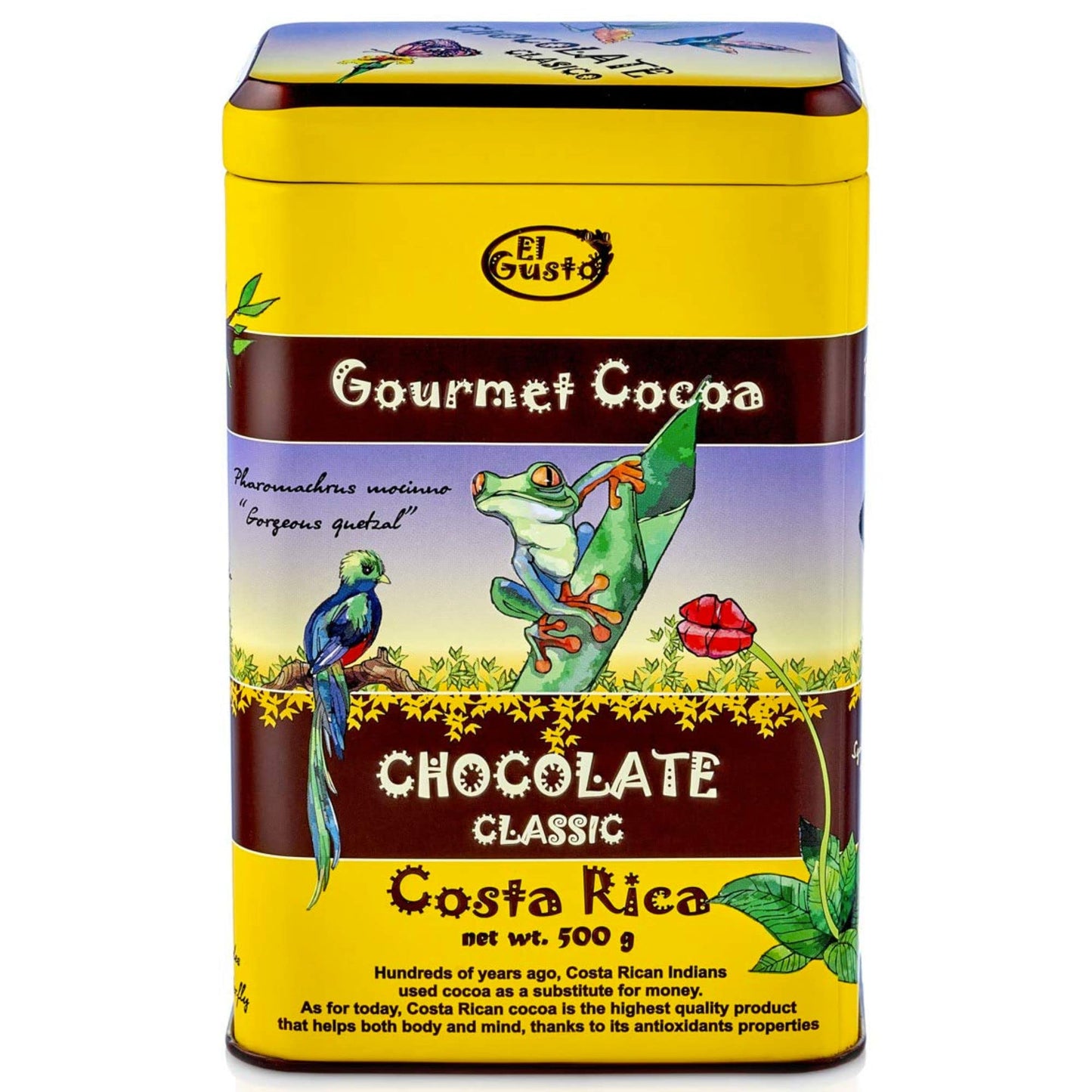 El Gusto 30% Cocoa Powder, All Natural Cocoa, Dutch Processed Cocoa with Cane Sugar - Costa Rican Chocolate Gourmet Cocoa Powder
