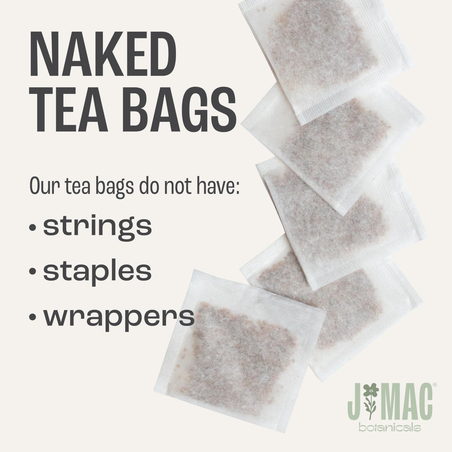 J MAC BOTANICALS Organic Chamomile Tea Bags - 100 Count - Quality Tea from Nile Valley, Egypt, Packaged in the USA