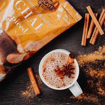Mocafe Spiced Chai Tea Latte Powder Mix, 3 Pound Bulk Bag