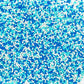 Sentovac Blue And White Nonpareils Sprinkles Edible 2Mm Mini Peals Sprinkle For Cake Decorating Sugar Candy Cookie Cupcake Toppe