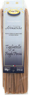 Camp'Oro Le Aromatiche: Porcini Mushroom-Infused Tagliatelle - Authentic Italian Flavor - 17.6 Ounce