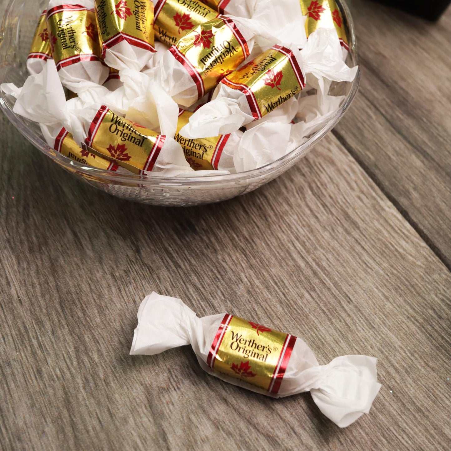 Maple Creme Soft Caramels  Bulk Individually Wrapped Fall Candies  7.4 Ounces Each (Pack of 3)