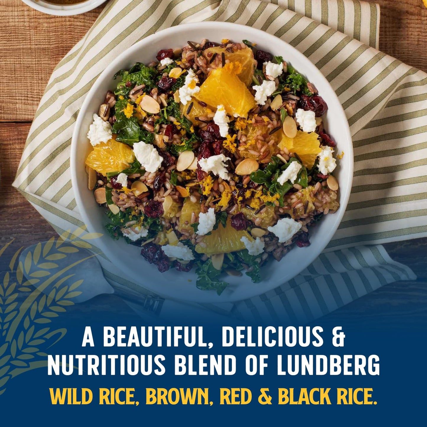 Lundberg Wild Blend Rice - Long-Grain Brown, Sweet Brown, Red & Black Rice, Certified Gluten-Free Whole Grains, 16 Oz
