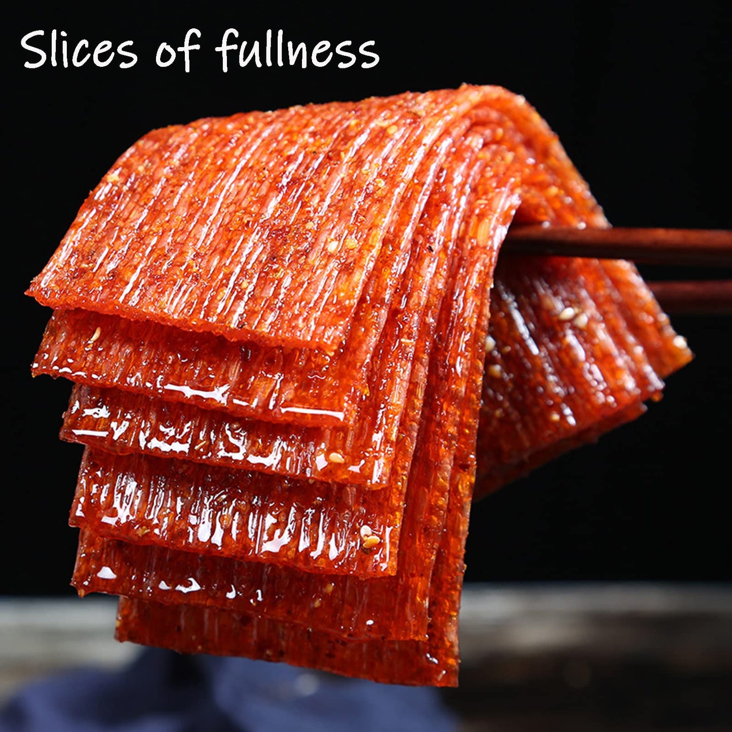 Noble Createaprototype Spicy Gluten Strips Snack - 5 Piece Set, White, Handmade, Vegan, Classic Chinese Flavour