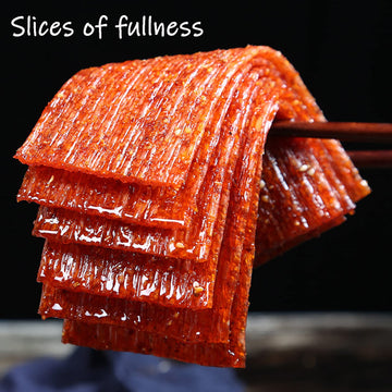 Noble Createaprototype Spicy Gluten Strips Snack - 5 Piece Set, White, Handmade, Vegan, Classic Chinese Flavour