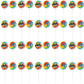 Rainbow Swirl Pops - 40 Suckers
