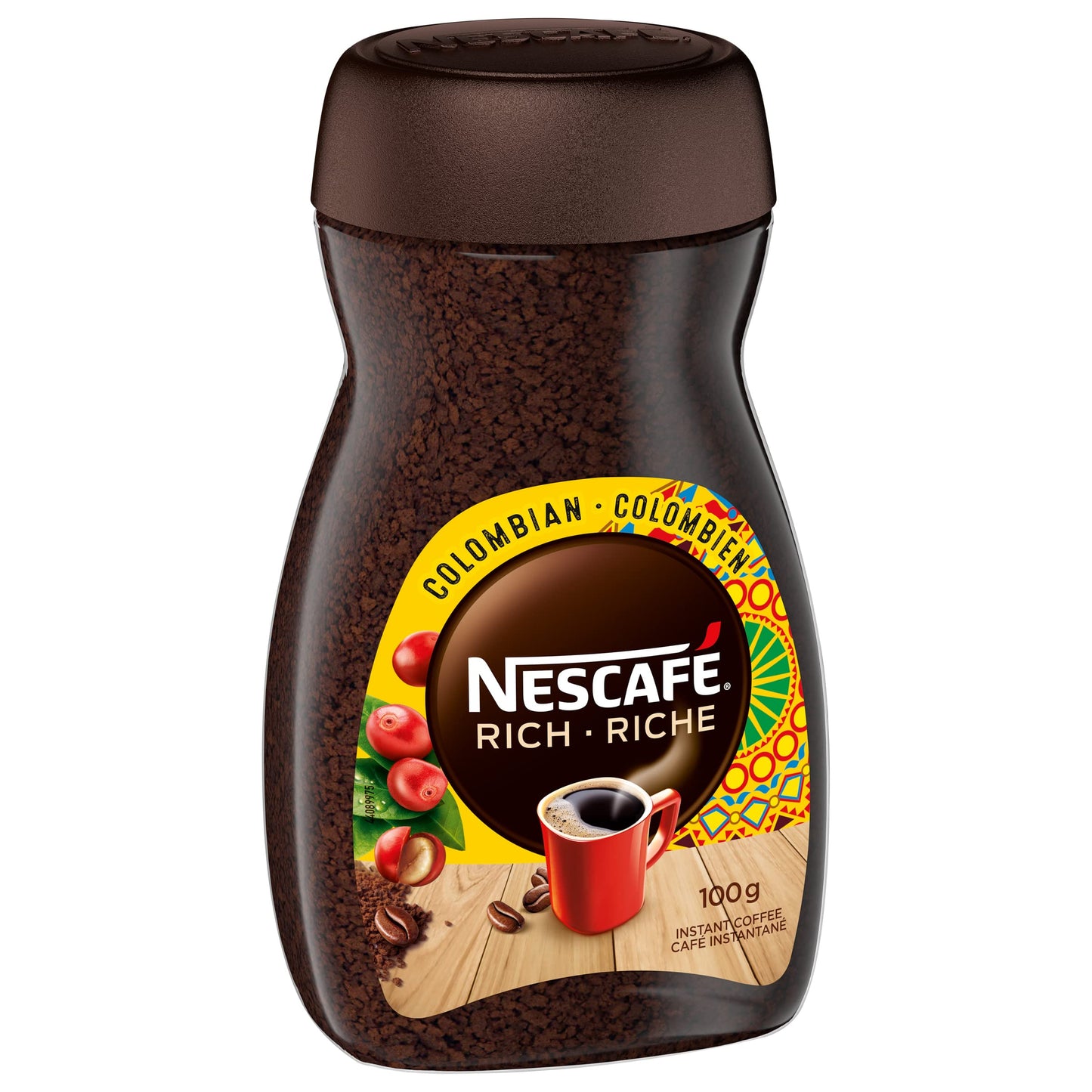 Nescafe, Rich Colombian, Instant Coffee, 100G/3.5Oz., Jar, {Imported From Canada}