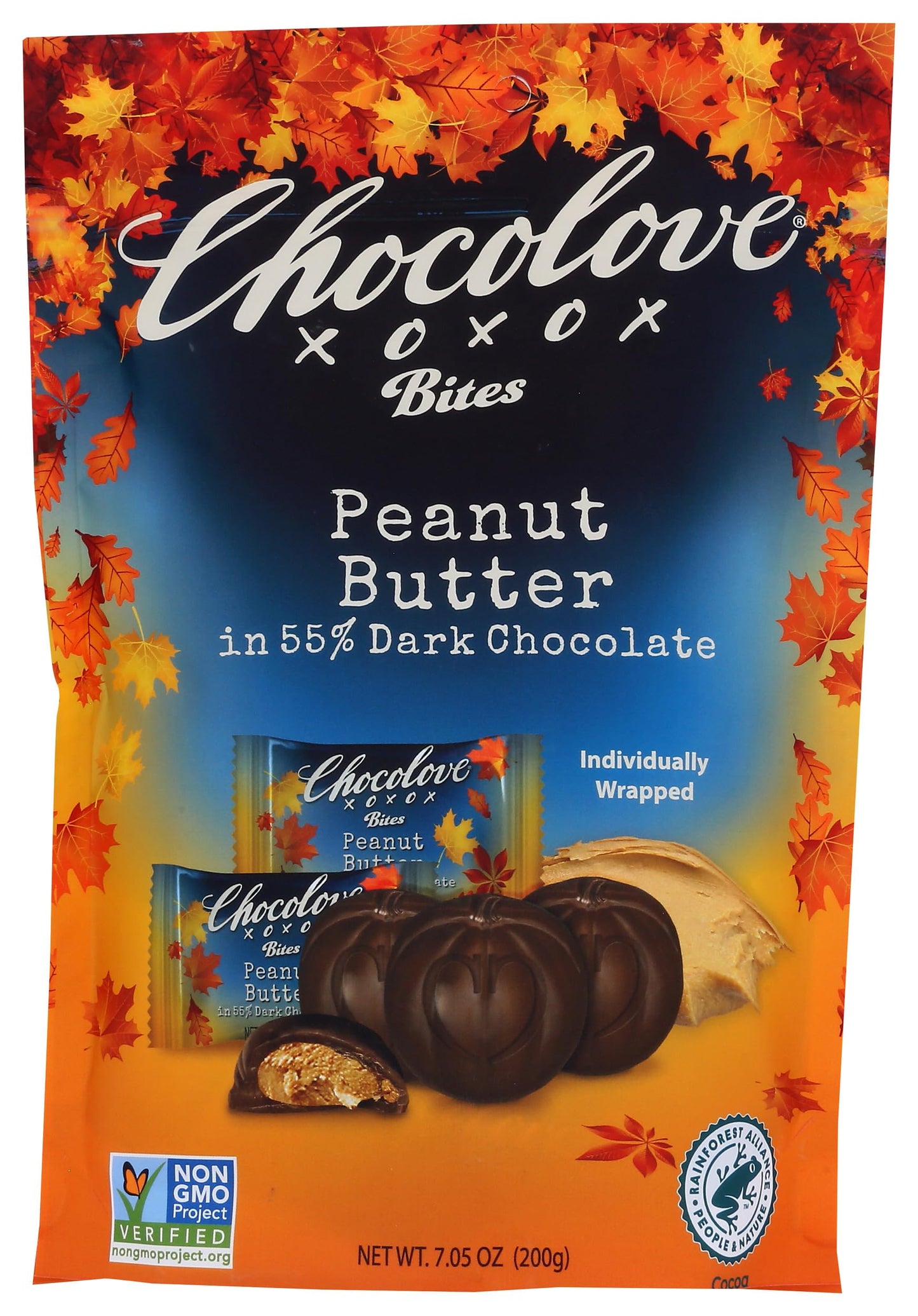 CHOCOLOVE Dark Chocolate Peanut Butter Bites  7.05 OZ
