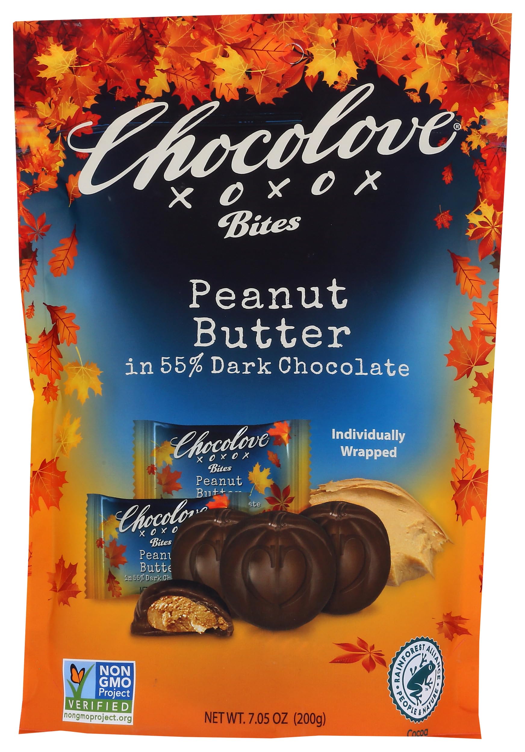 CHOCOLOVE Dark Chocolate Peanut Butter Bites  7.05 OZ