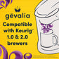 Gevalia Frothy 2-Step Mocha Latte Espresso K-Cup Coffee Pods & Froth Packets Kit (36 ct Pack, 6 Boxes of 6 Pods with Packets )