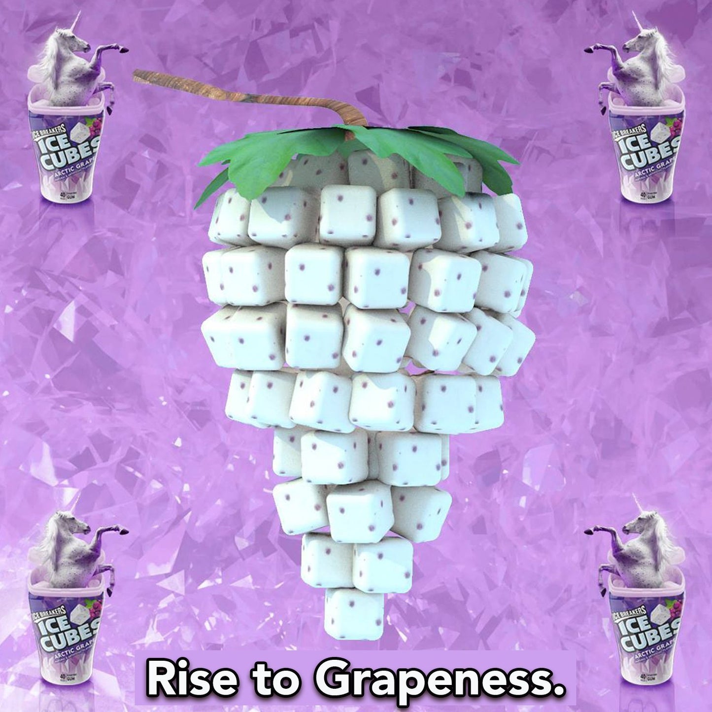 Ice Breakers Ice Cubes Sugar Free Gum With Xylitol, Arctic Grape, 40 Piece