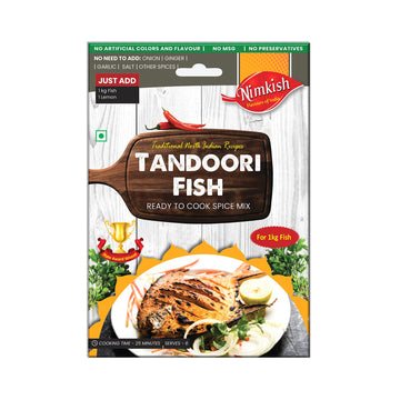 Nimkish Tandoori Fish Masala 50G, Kerala Machli Masala, Ready To Cook Spice Mix
