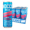 NOCCO BCAA Energy Drink - Miami Strawberry, Sugar Free, 180mg Caffeine, 12 Fl Oz Cans, Pack of 12