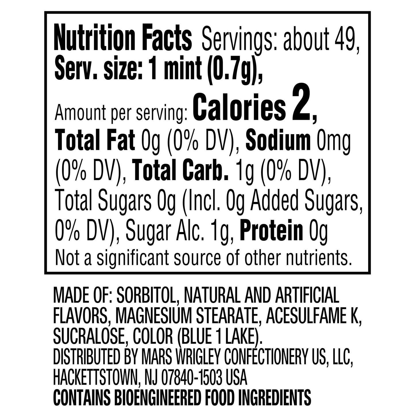 The Hampton Candy Company Altoids Peppermint Mints, 1.2 Ounce Each, 8 Pack, Total 9.6 Ounce