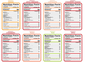 Nature'S Turn Freeze-Dried Fruit Snacks, Sampler Variety Pack Of 8 (0.53 Oz Each)