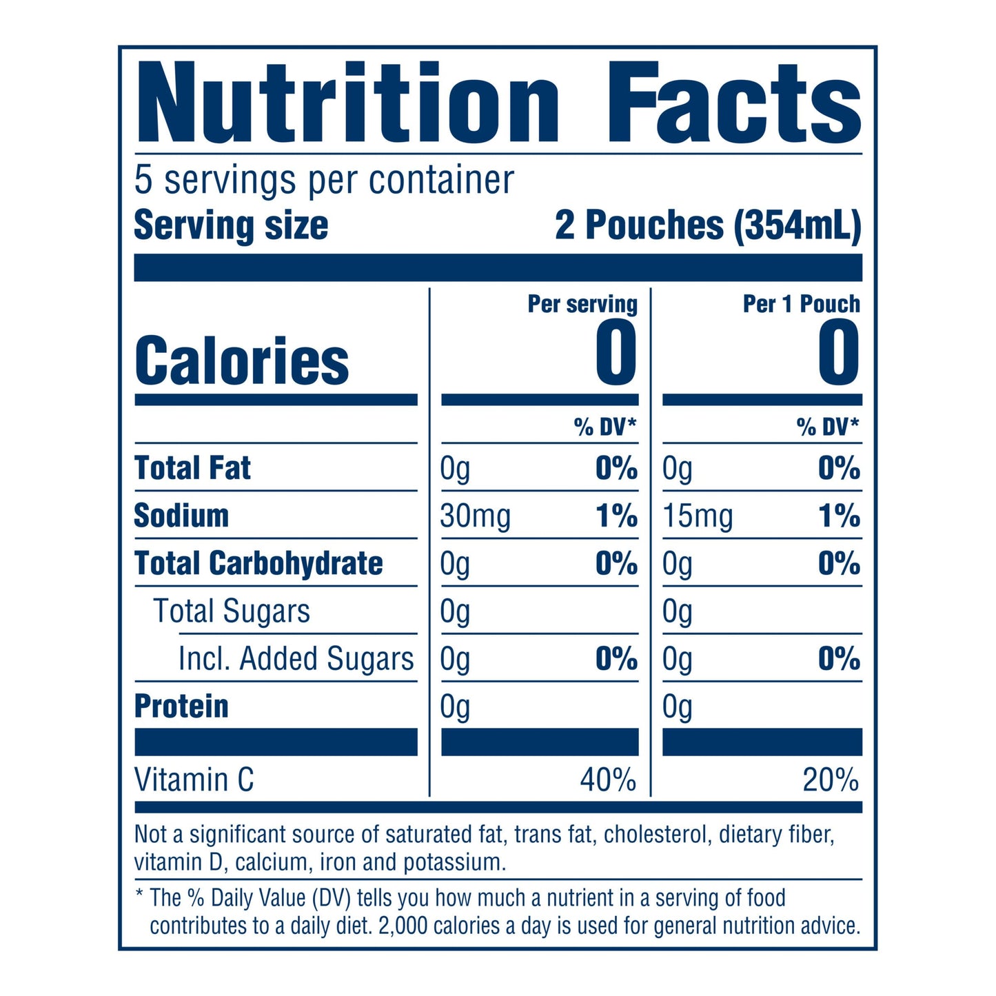Kool-Aid Jammers Tropical Punch Zero Sugar Artificially Flavored Soft Drink, 10 Ct Box, 6 Fl Oz Pouches