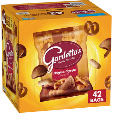 Gardetto's Snack Party Mix, Original Recipe, Multipack Pub Mix Bags, 1.75 oz (Pack of 42)