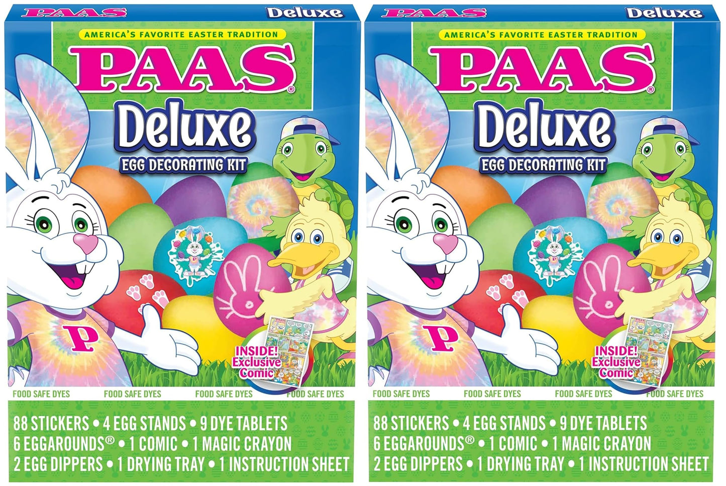 PAAS Deluxe Easter Egg Decorating Kit (Set of 2) - America's Favorite Easter Tradition