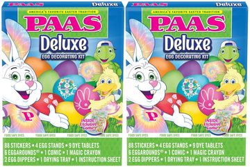 PAAS Deluxe Easter Egg Decorating Kit (Set of 2) - America's Favorite Easter Tradition